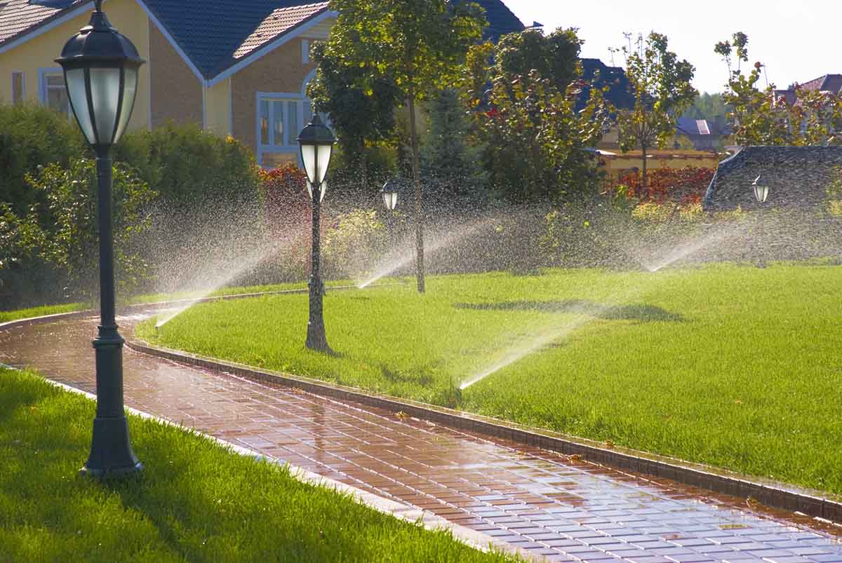 Irrigation System Installation in Hempstead project 1