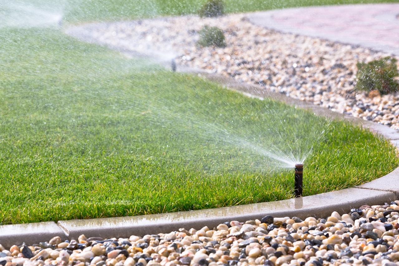 Irrigation System Installation in Hempstead project 2